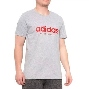 Men’s Adidas Linear Graphic Shirt Short Sleeve